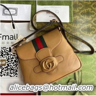 Top Quality Gucci Small messenger bag with Double G 648934 brown