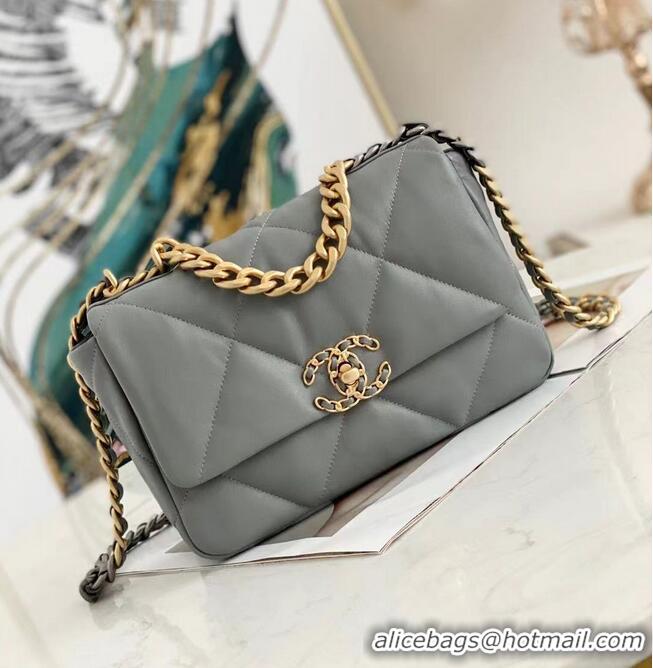 Buy Inexpensive CHANEL 19 Flap Bag AS1160 AS1161 AS1162 Grey