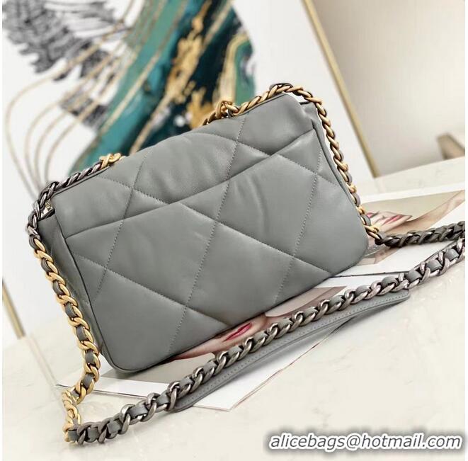 Buy Inexpensive CHANEL 19 Flap Bag AS1160 AS1161 AS1162 Grey