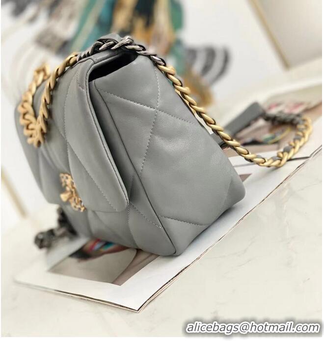 Buy Inexpensive CHANEL 19 Flap Bag AS1160 AS1161 AS1162 Grey