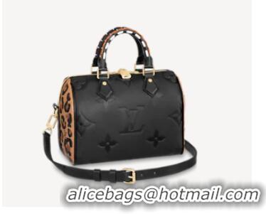 Classic Louis Vuitton Monogram Empreinte SPEEDY BANDOULIERE 25 M58524 black