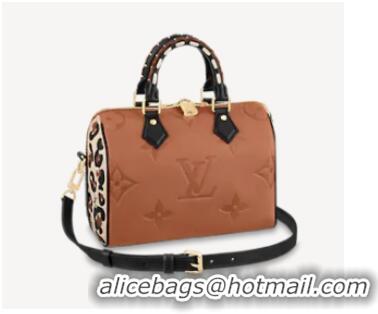 Cheapest Louis Vuitton SPEEDY Monogram Empreinte BANDOULIERE 25 M45840 Caramel