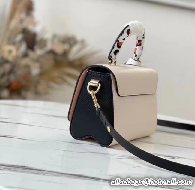 Pretty Style Louis Vuitton EPI Leather TWIST MM M58568 white