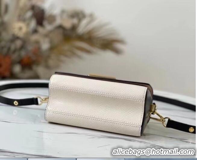 Pretty Style Louis Vuitton EPI Leather TWIST MM M58568 white