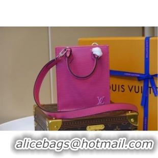 Well Crafted Louis Vuitton PETIT SAC PLAT M80168 Pondichery Pink