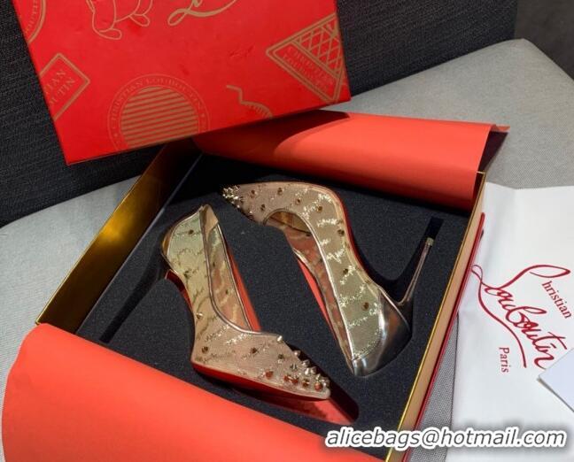 Grade Quality Christian Louboutin Stud Mesh 8.5cm Pumps 070589 2021