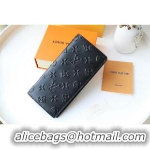 Promotional Louis Vuitton Monogram Empreinte BRAZZA WALLET M62900 Black