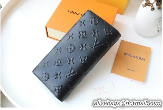 Promotional Louis Vuitton Monogram Empreinte BRAZZA WALLET M62900 Black