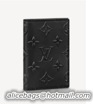 Pretty Style Louis Vuitton Monogram Empreinte POCKER ORGANIZER SLENDER M80508 black