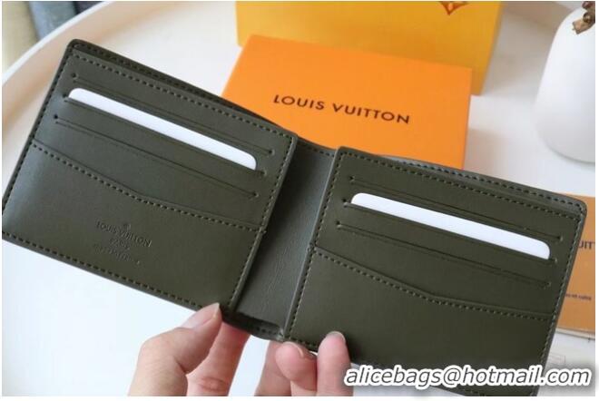 Market Sells Louis Vuitton ORGANIZER SLENDER WALLET M60332 Khaki