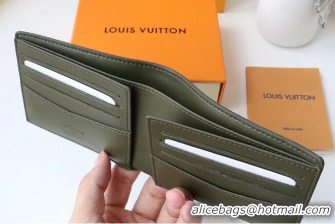 Market Sells Louis Vuitton ORGANIZER SLENDER WALLET M60332 Khaki