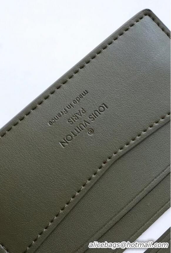 Market Sells Louis Vuitton ORGANIZER SLENDER WALLET M60332 Khaki