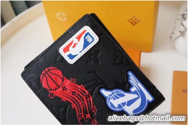 Promotional Louis Vuitton LVXNBA MULTIPLE WALLET M80624 Black