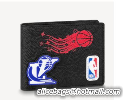 Promotional Louis Vuitton LVXNBA MULTIPLE WALLET M80624 Black