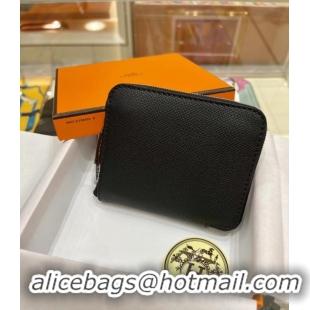 Luxury Discount Hermes Constance Wallets espom leather H2298 black