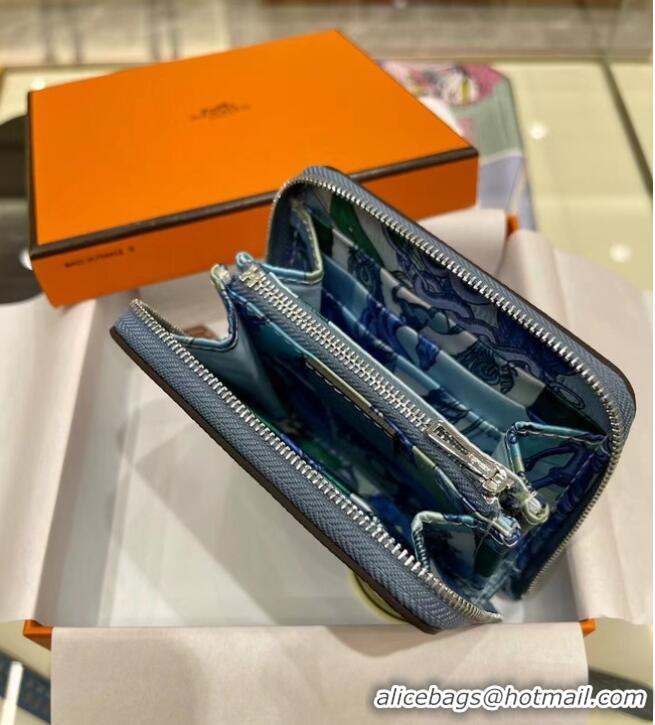 Popular Style Hermes Constance Wallets espom leather H2298 Blue