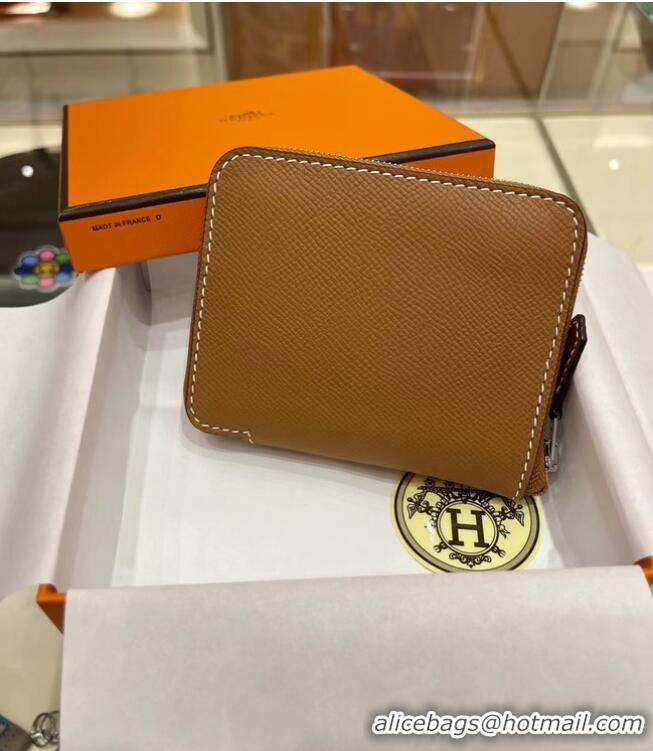 Popular Style Hermes Constance Wallets espom leather H2298 Brown