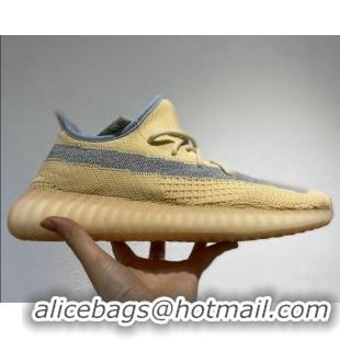 Fashion Adidas Yeezy Boost 350 V2 Static Sneakers Light Yellow/Grey 082876