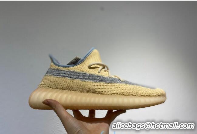 Fashion Adidas Yeezy Boost 350 V2 Static Sneakers Light Yellow/Grey 082876