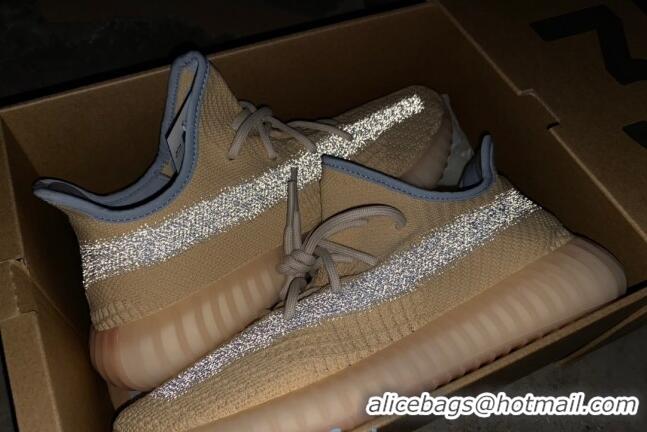 Fashion Adidas Yeezy Boost 350 V2 Static Sneakers Light Yellow/Grey 082876