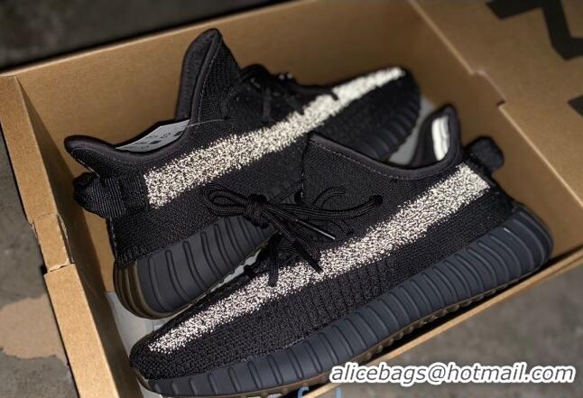 Most Popular Adidas Yeezy Boost 350 V2 Static Sneakers Black 082878