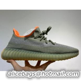 Good Quality Adidas Yeezy Boost 350 V2 Static Sneakers Grey/Orange 082879