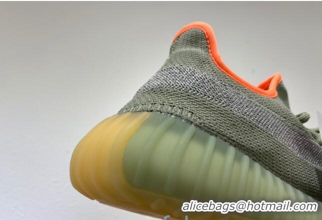 Good Quality Adidas Yeezy Boost 350 V2 Static Sneakers Grey/Orange 082879