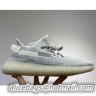 Pretty Style Adidas Yeezy Boost 350 V2 Static Sneakers 082881 White/Grey 