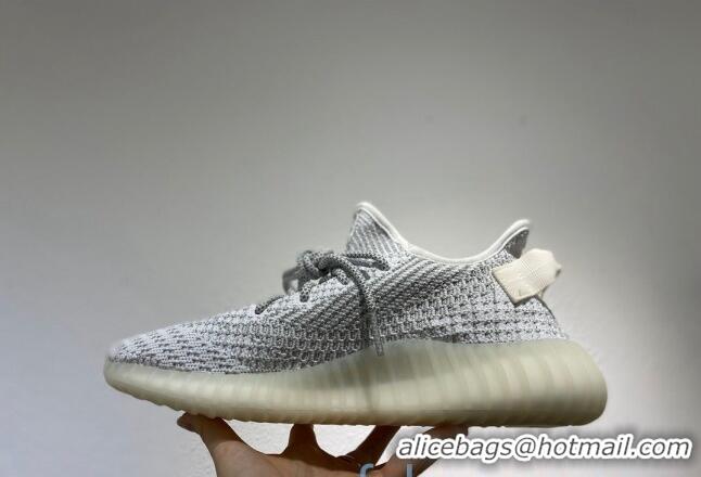 Pretty Style Adidas Yeezy Boost 350 V2 Static Sneakers 082881 White/Grey 