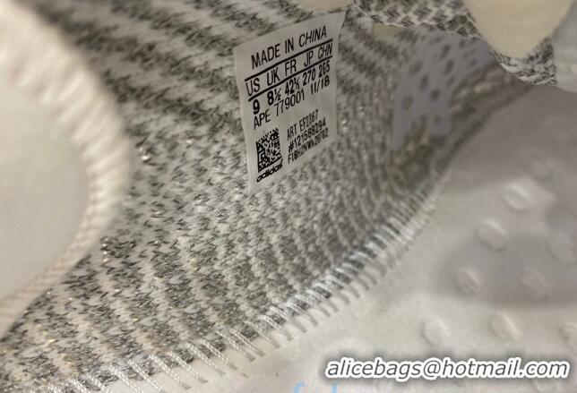 Pretty Style Adidas Yeezy Boost 350 V2 Static Sneakers 082881 White/Grey 