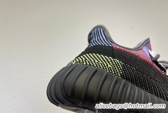 Good Quality Adidas Yeezy Boost 350 V2 Static Sneakers 082886 Black/Red/Blue