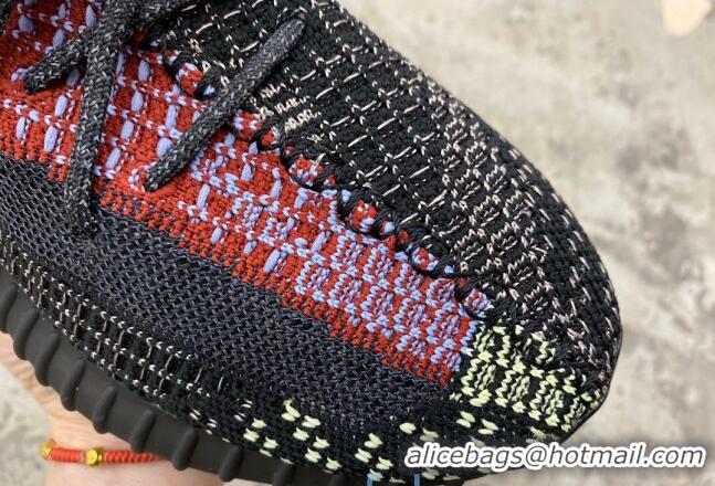 Good Quality Adidas Yeezy Boost 350 V2 Static Sneakers 082886 Black/Red/Blue