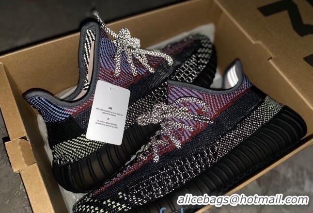 Good Quality Adidas Yeezy Boost 350 V2 Static Sneakers 082886 Black/Red/Blue