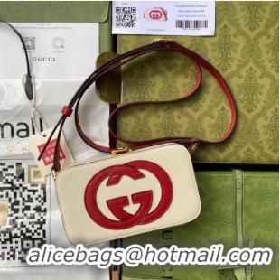 Top Quality Gucci Interlocking G mini bag 658230 White