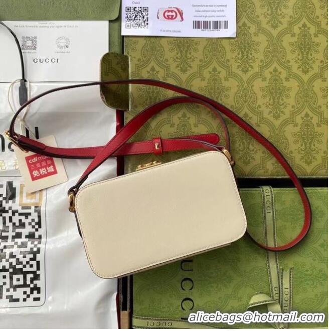 Top Quality Gucci Interlocking G mini bag 658230 White