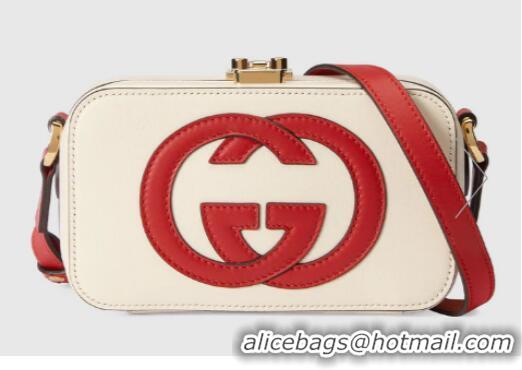 Top Quality Gucci Interlocking G mini bag 658230 White