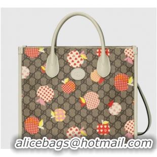 Affordable Price Gucci Les Pommes small tote 659983 White