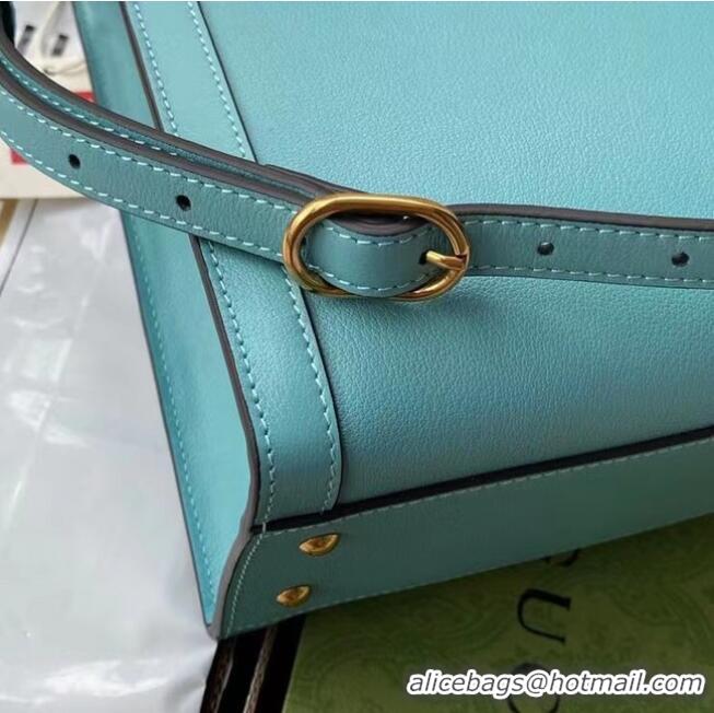 Most Popular Gucci Diana small tote bag 660195 Sky Blue