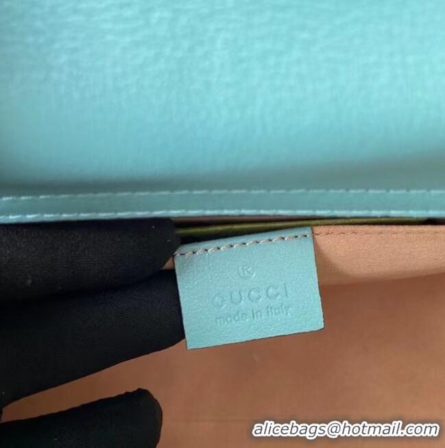 Most Popular Gucci Diana small tote bag 660195 Sky Blue