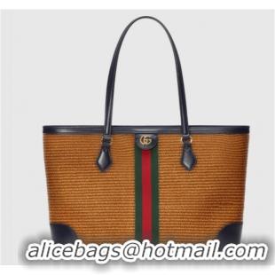 Pretty Style Gucci Ophidia medium tote 631685 Camel