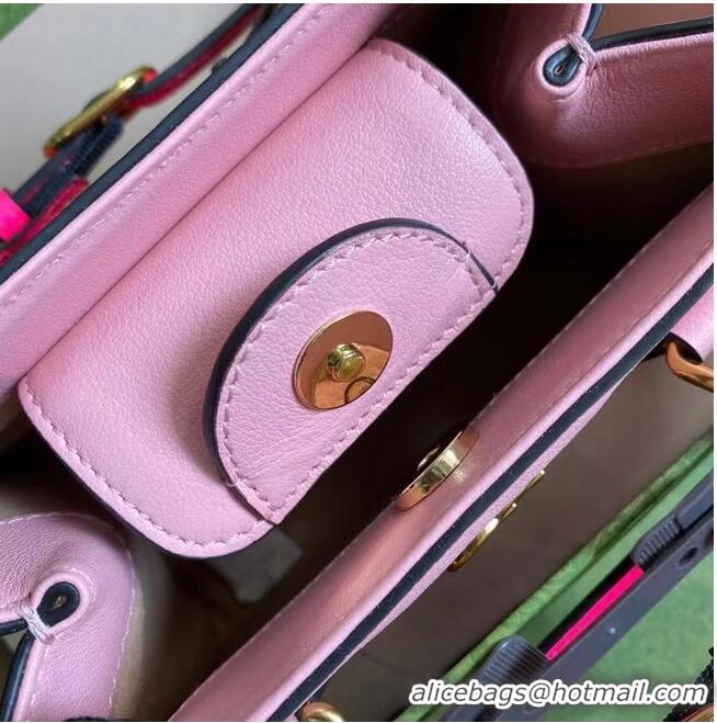 Luxury Classic Gucci Diana mini tote bag 655661 Pink