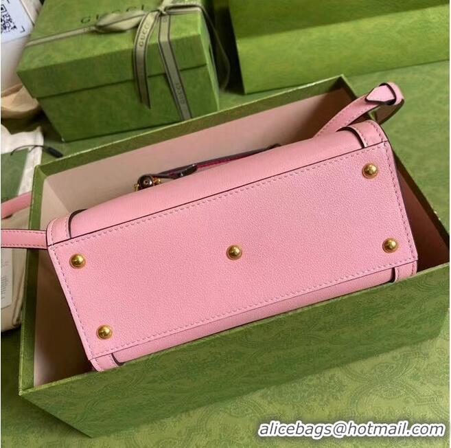 Luxury Classic Gucci Diana mini tote bag 655661 Pink