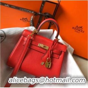 Well Crafted Hermes Birkin Togo Leather 22590 Red