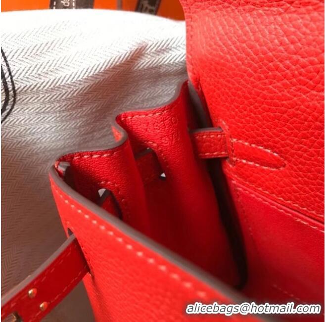 Well Crafted Hermes Birkin Togo Leather 22590 Red