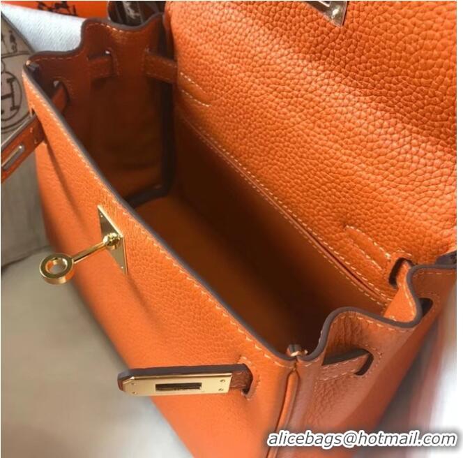 Grade Wholesale Hermes Birkin Togo Leather 22590 Orange