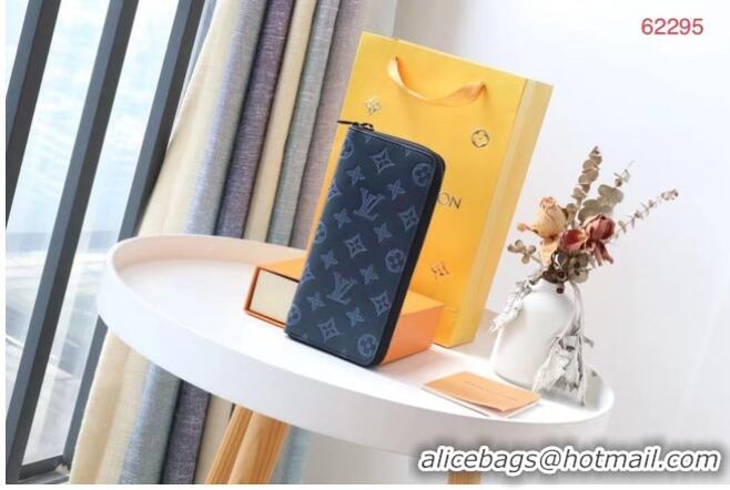 Top Quality Louis Vuitton ZIPPY WALLET VERTICAL M62295 Navy Blue