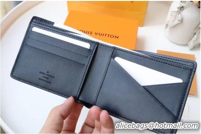 New Style Louis Vuitton MULTIPLE WALLET M70422 Navy Blue