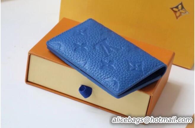 Buy Inexpensive Louis Vuitton POCKET ORGANIZER M80585 Blue