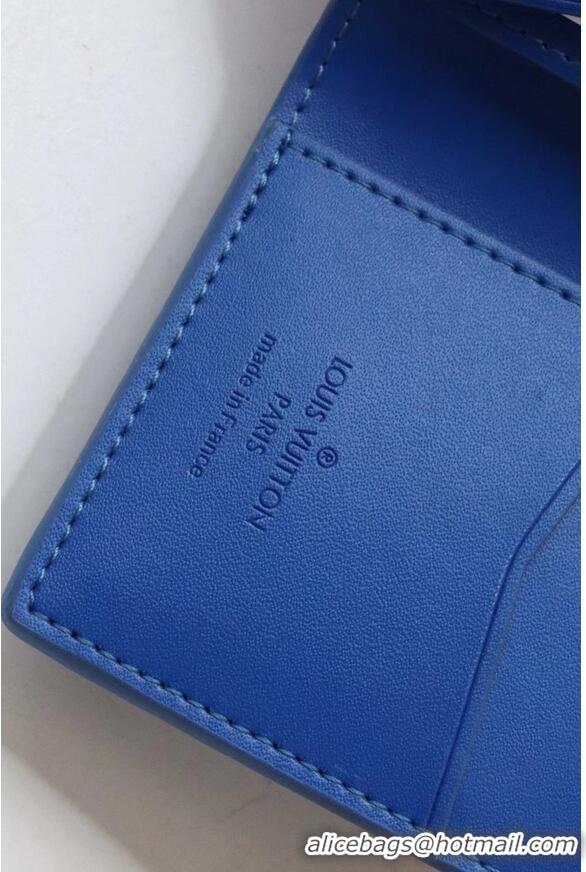 Buy Inexpensive Louis Vuitton POCKET ORGANIZER M80585 Blue