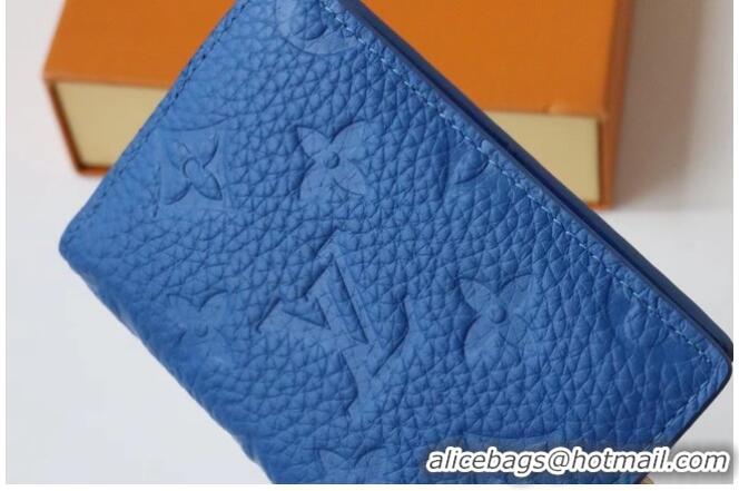 Buy Inexpensive Louis Vuitton POCKET ORGANIZER M80585 Blue